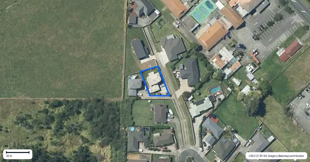 Property context map for 34 Aitkenhead Court, Parakai, Helensville