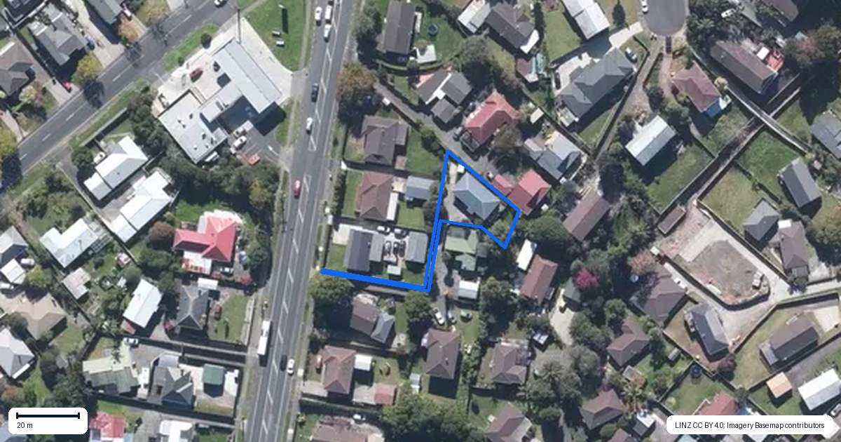 Property context map for 10B Forest Hill Road, Henderson, Auckland