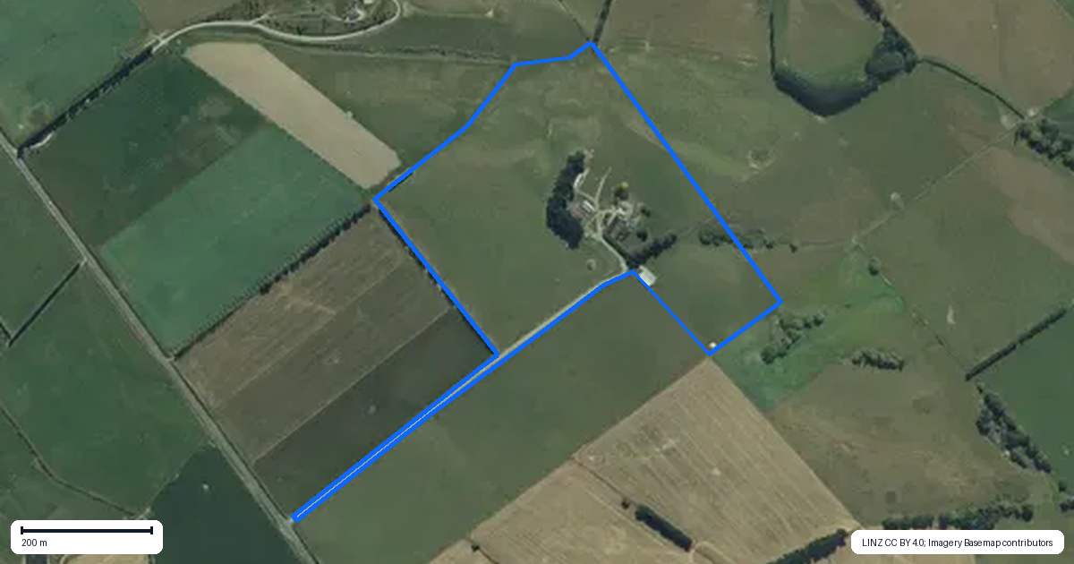 Property context map for 660 Mandeville Kingston Crossing Road, Riversdale