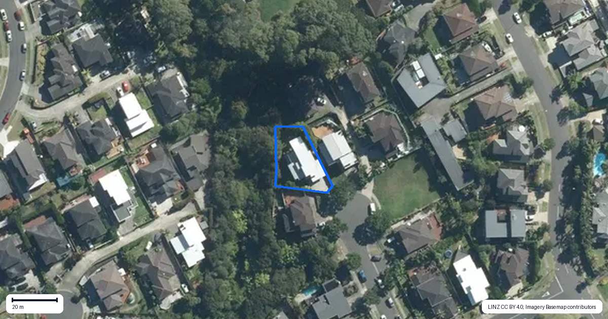 Property context map for 10 Lambir Place, Fairview Heights, Auckland