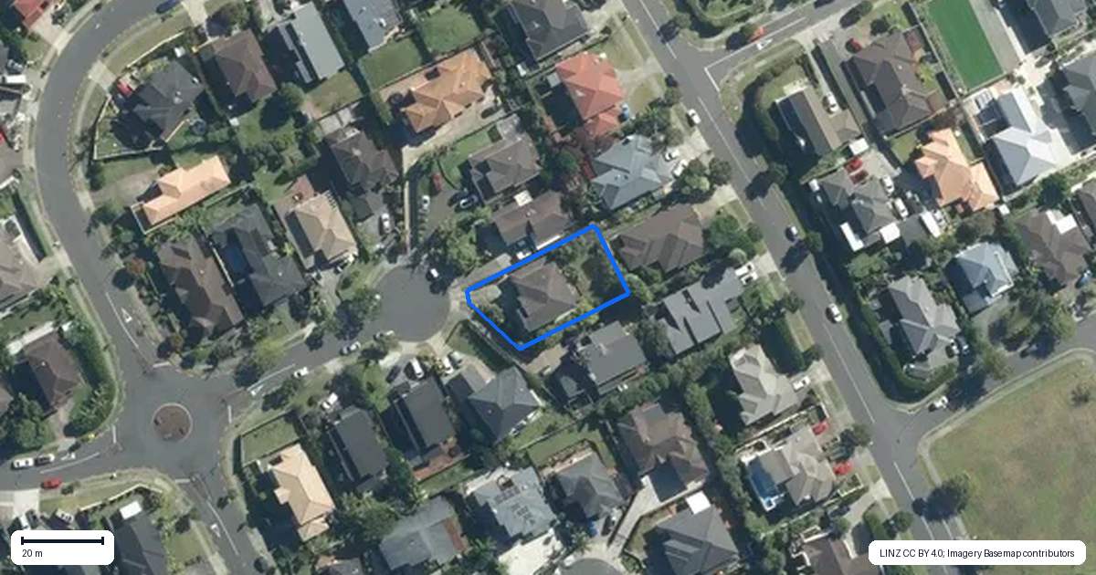 Property context map for 11 Mulu Place, Fairview Heights, Auckland