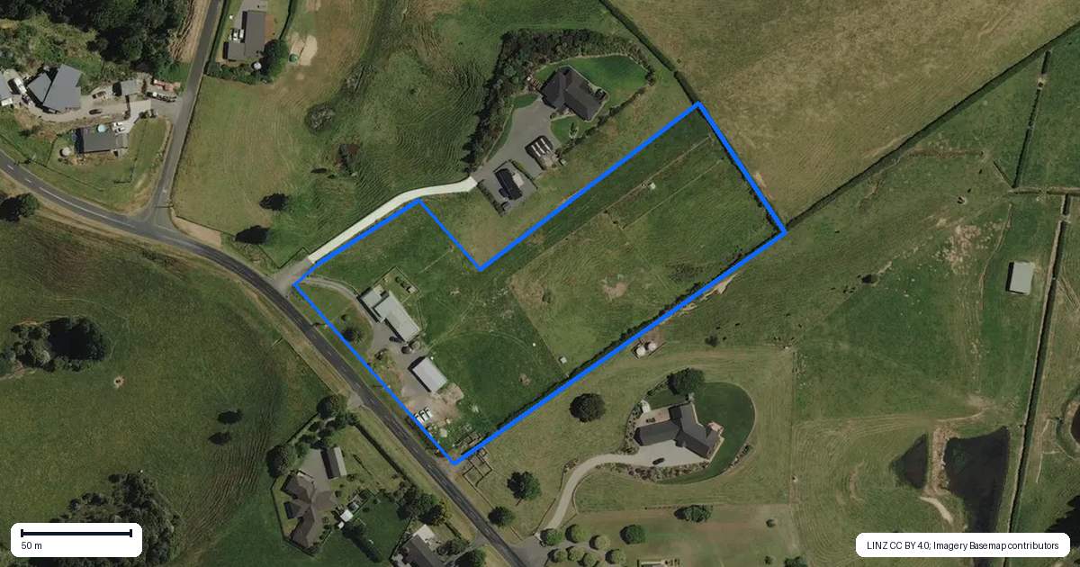 Property context map for 94A Cemetery Road, Whatawhata, Hamilton