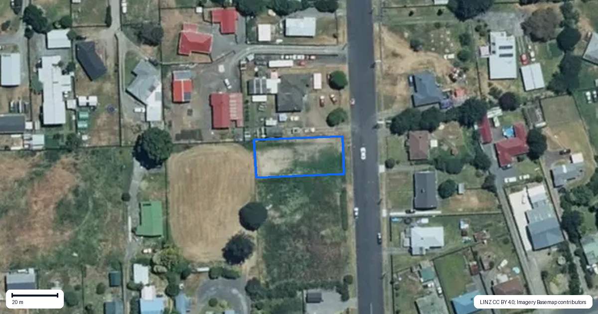 Property context map for 13 Porou Street, Taumarunui