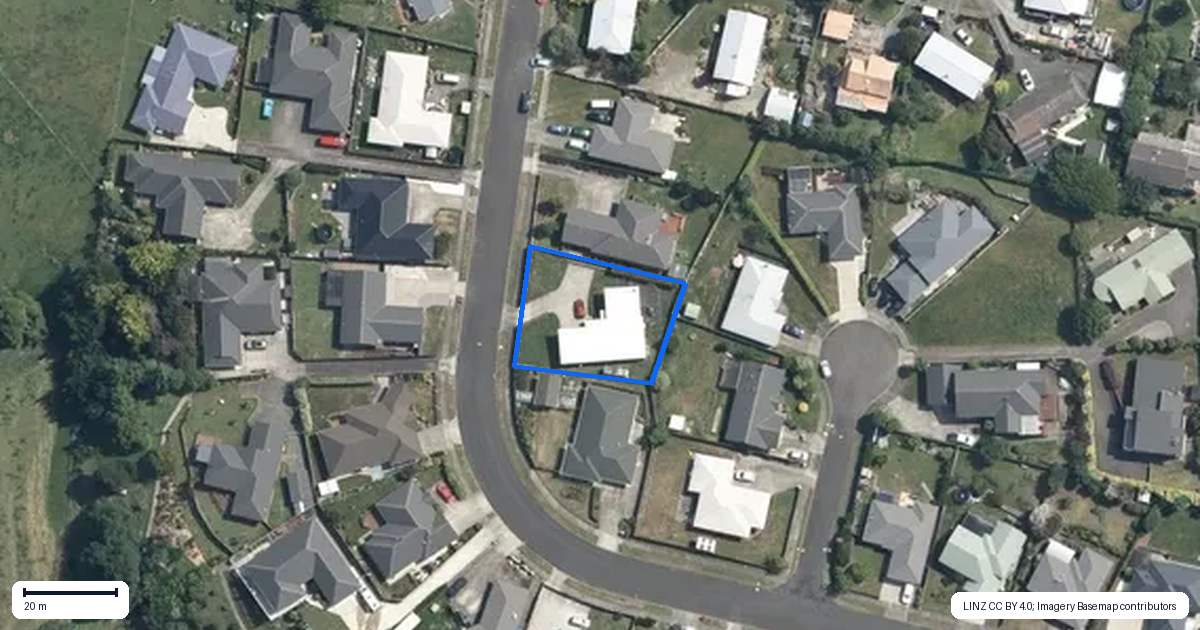 Property context map for 54 Fraser Drive, Feilding