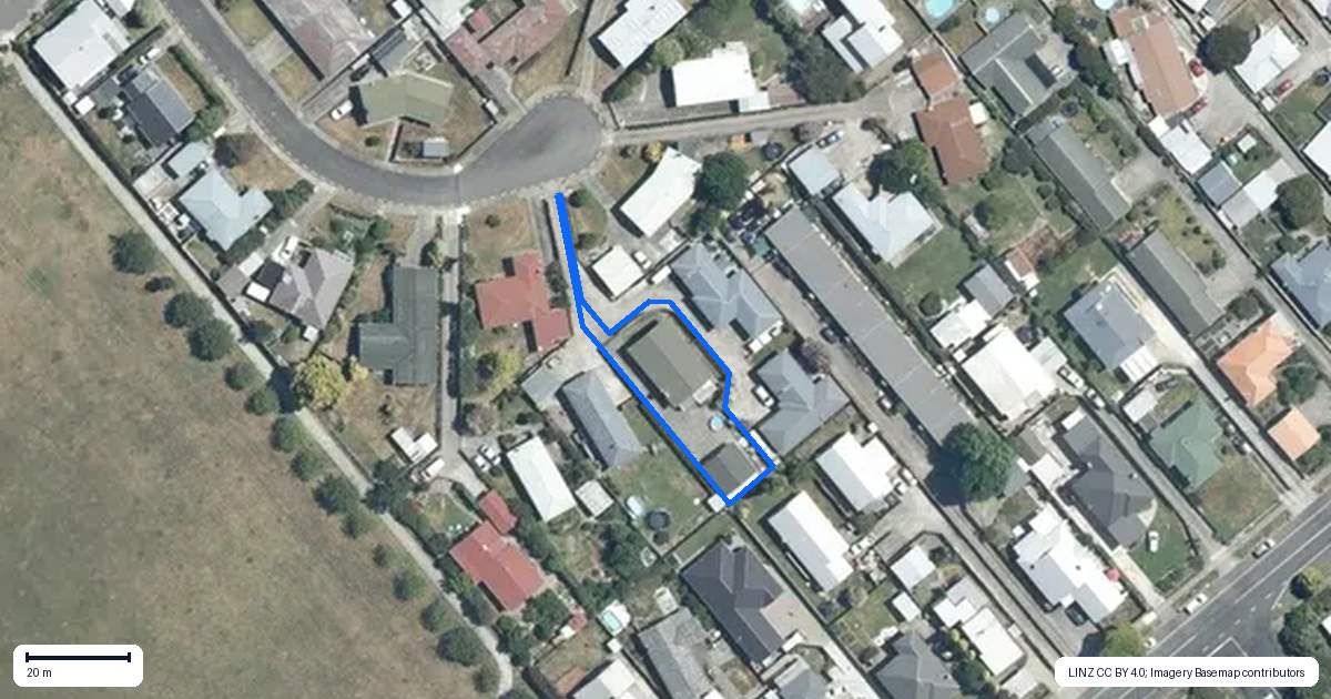 Property context map for 617 Willow Place, Akina, Hastings