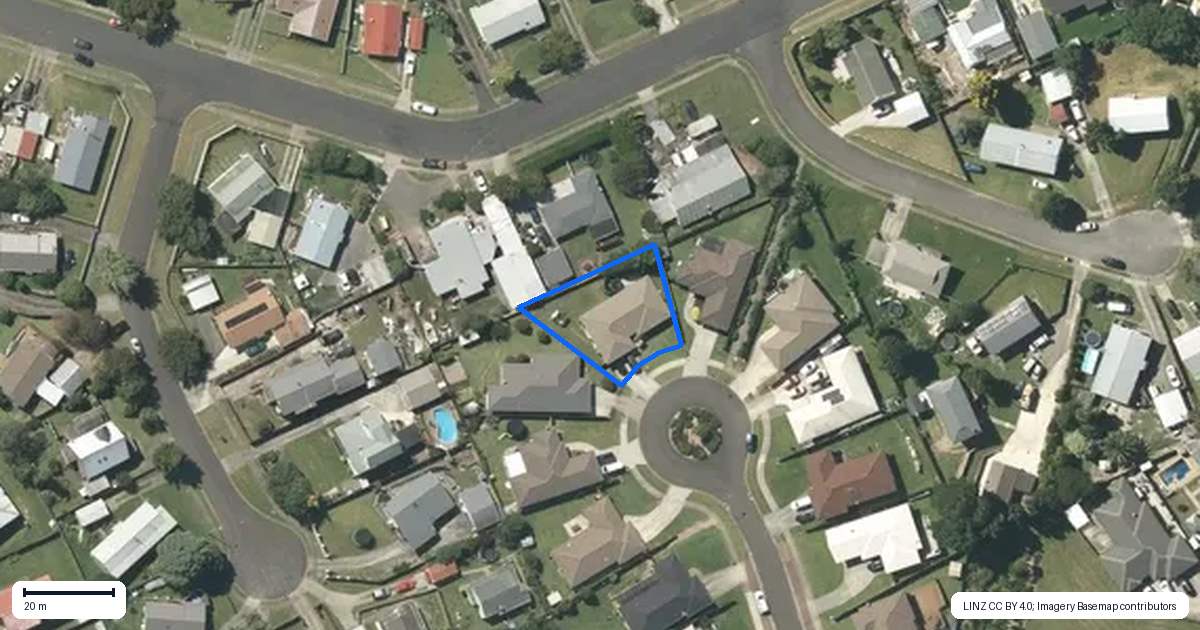 Property context map for 40 Te Wiata Lane, Ngaruawahia