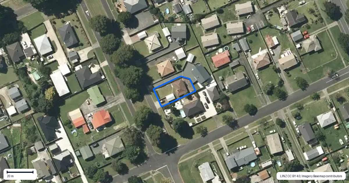 Property context map for 5 Russell Avenue, Ngaruawahia