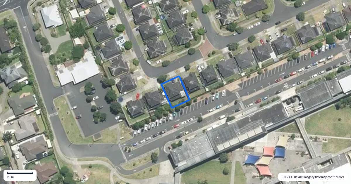 Property context map for 6 Vinci Court, Manurewa, Auckland