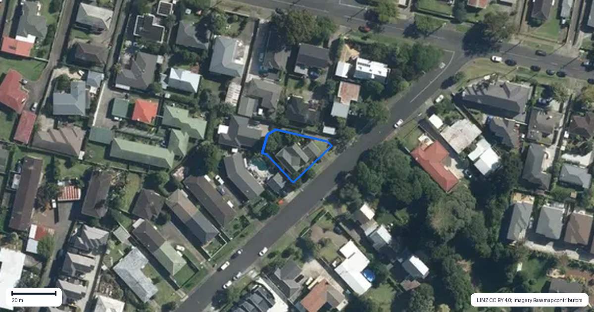 Property context map for 31 Riverview Road, Panmure, Auckland