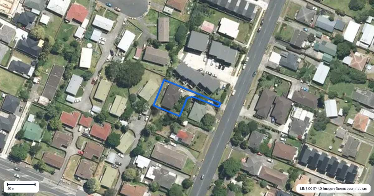 Property context map for 10A Jutland Road, Manurewa, Auckland