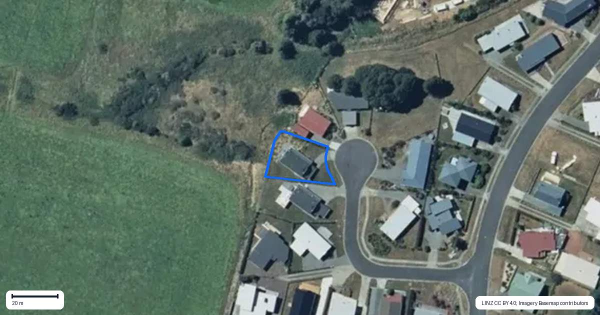 Property context map for 14 Cordyline Place, Ohakune