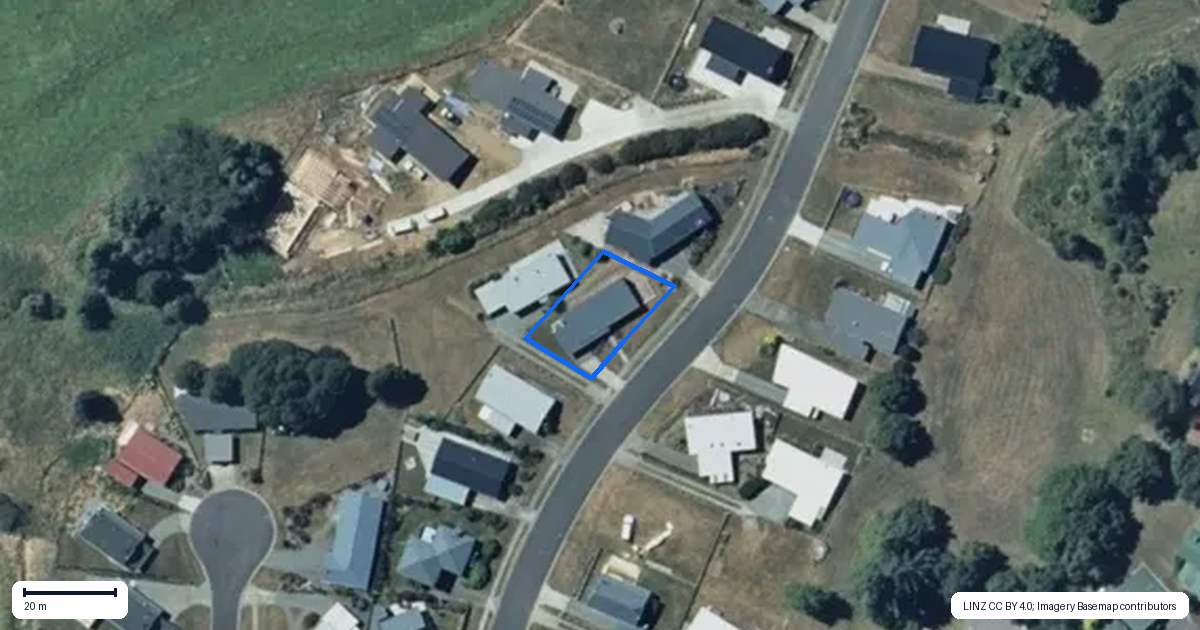 Property context map for 34 Snowmass Drive, Ohakune