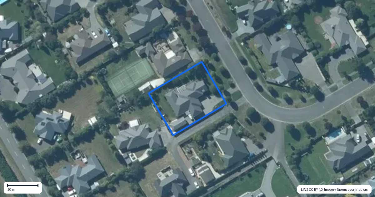 Property context map for 39 Sheridan Drive, Rolleston