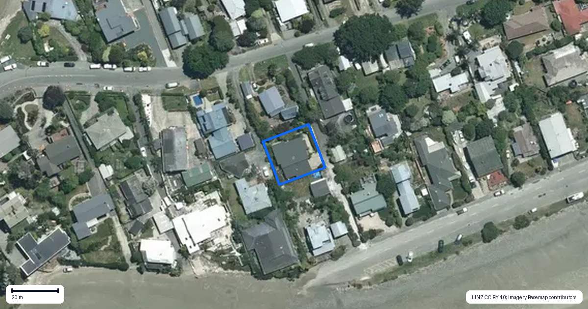 Property context map for 25 Martin Street, Monaco, Nelson