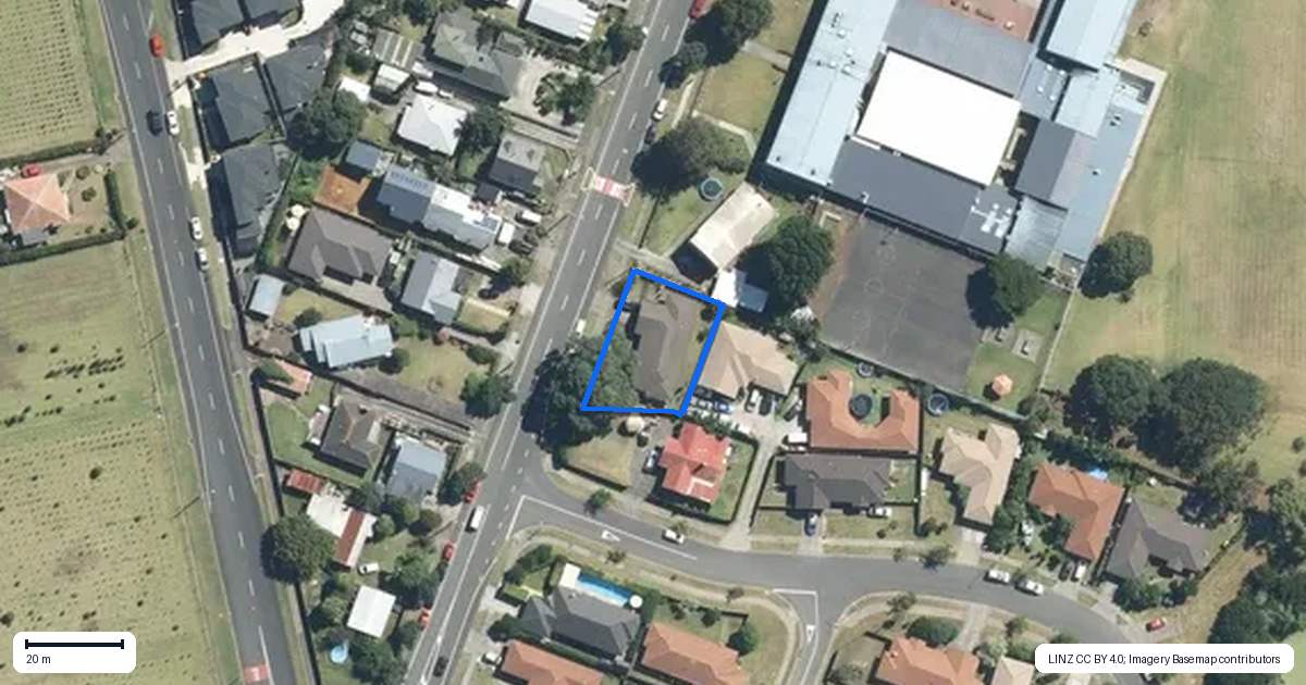 Property context map for 133 Mountain Road, Mangere Bridge, Auckland