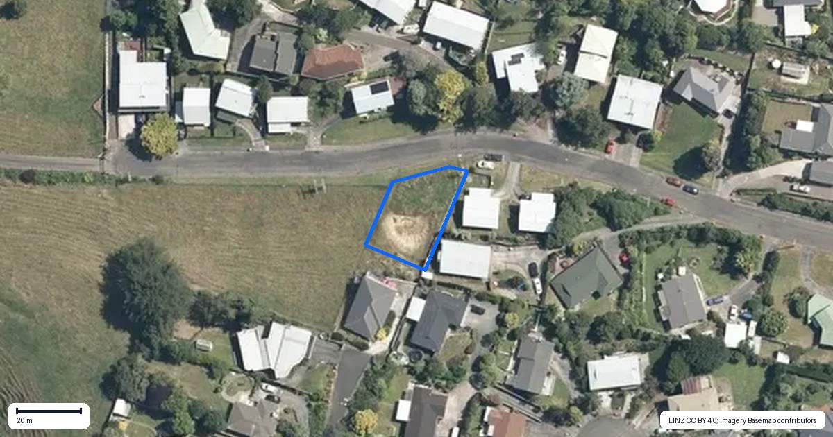 Property context map for 5 Glasgow Terrace, Feilding