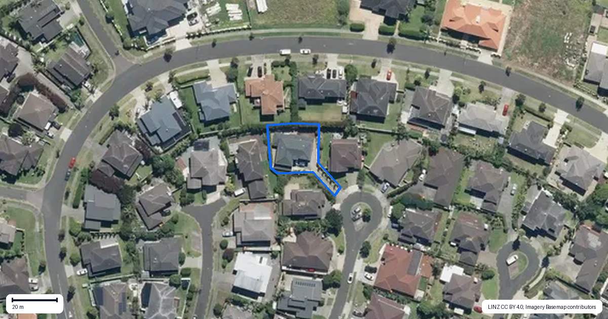 Property context map for 10 Soljans Place, Flat Bush, Auckland