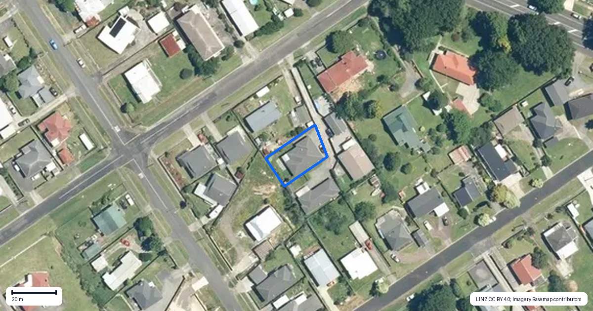 Property context map for 14C Christensen Street, Waihi
