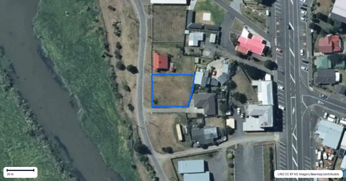 Property context map for 32 Harbour Street, Foxton