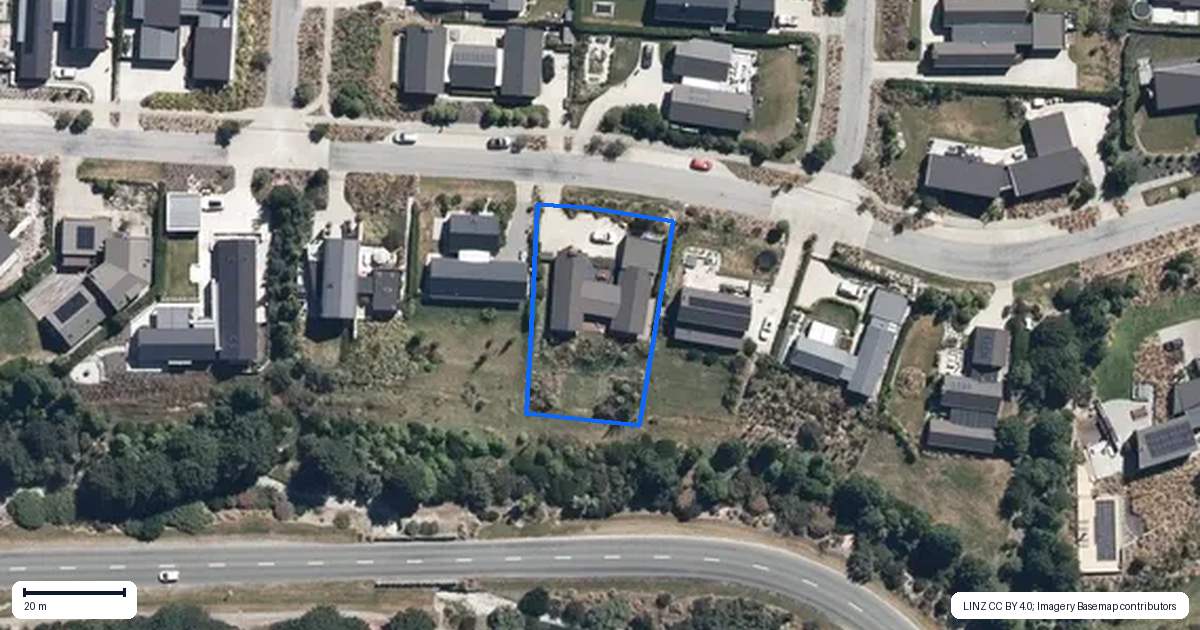Property context map for 24 McKellar Drive, Jacks Point, Queenstown
