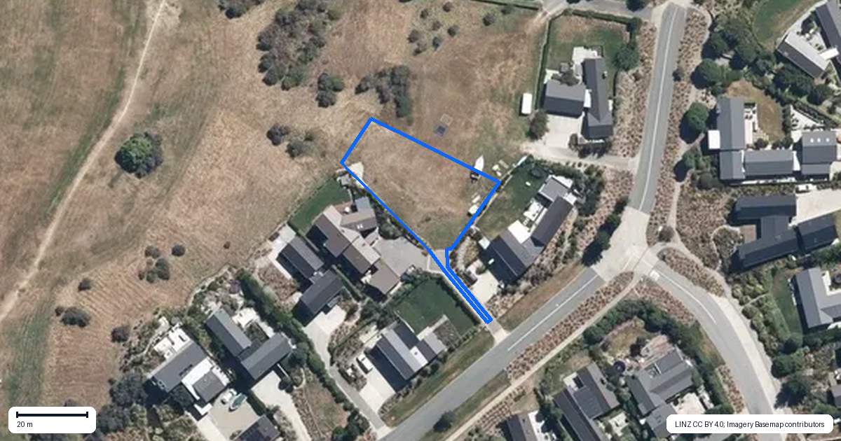 Property context map for 42 Orford Drive, Jacks Point, Queenstown