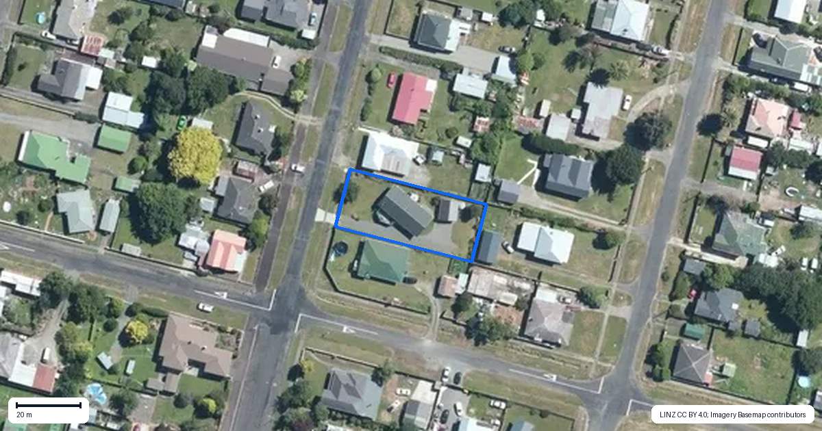 Property context map for 20 Ross Street, Woodville