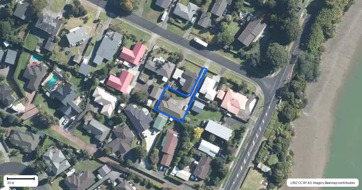 Property context map for 2B Shanley Crescent, Waiuku