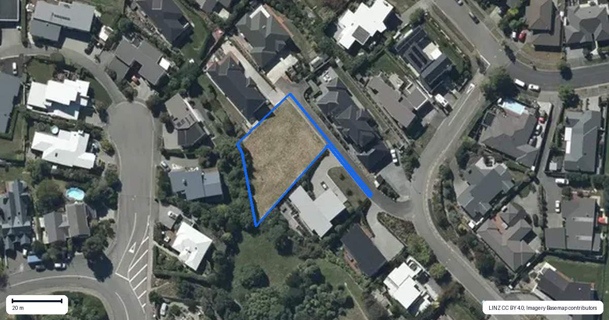 Property context map for 12 Rushden Rise, Westmorland, Christchurch