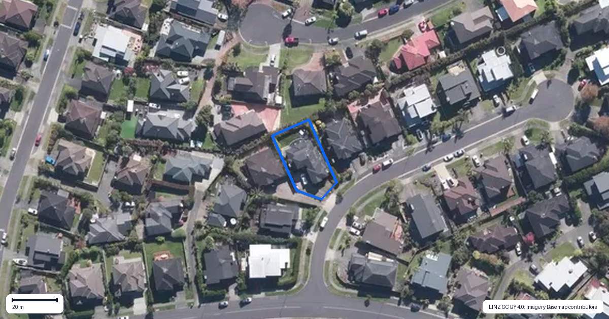 Property context map for 8 Oak View Terrace, Schnapper Rock, Auckland