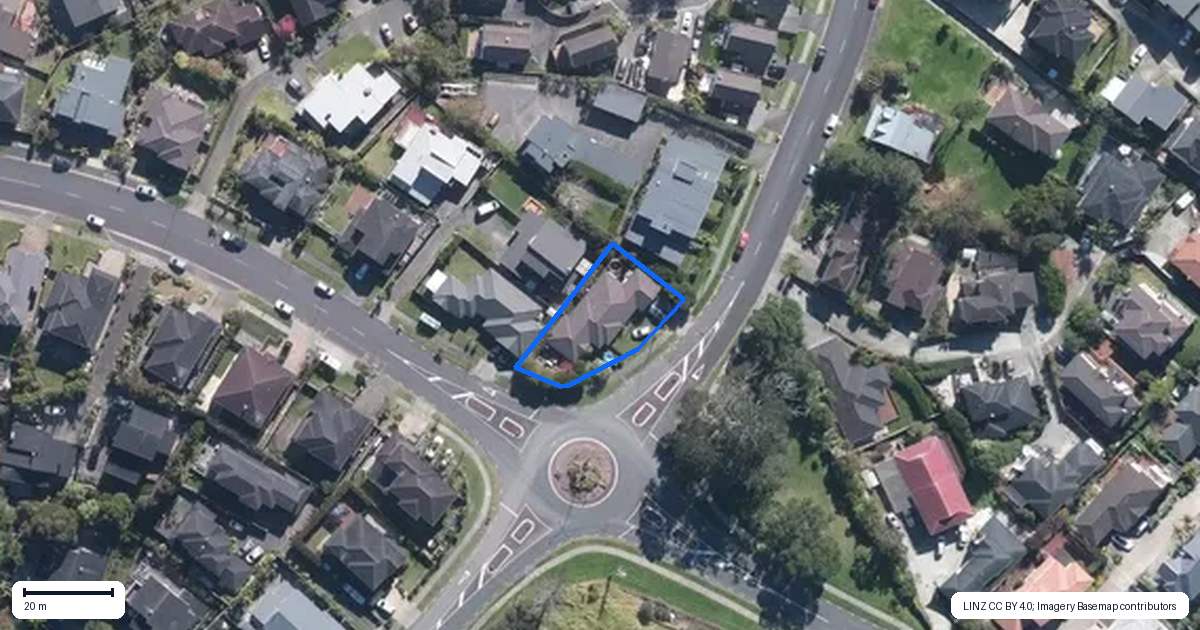 Property context map for 68 Schnapper Rock Road, Schnapper Rock, Auckland