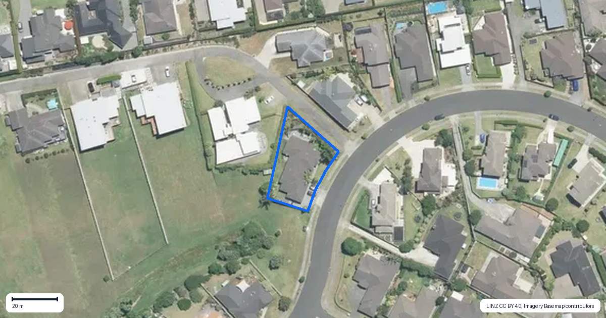Property context map for 23 Ina Ville Drive, Pukekohe
