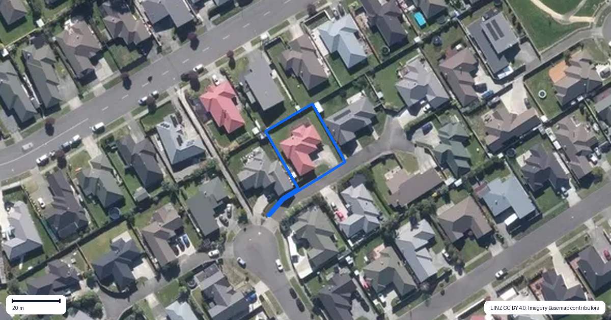 Property context map for 16 Orlando Way, Kelvin Grove, Palmerston North