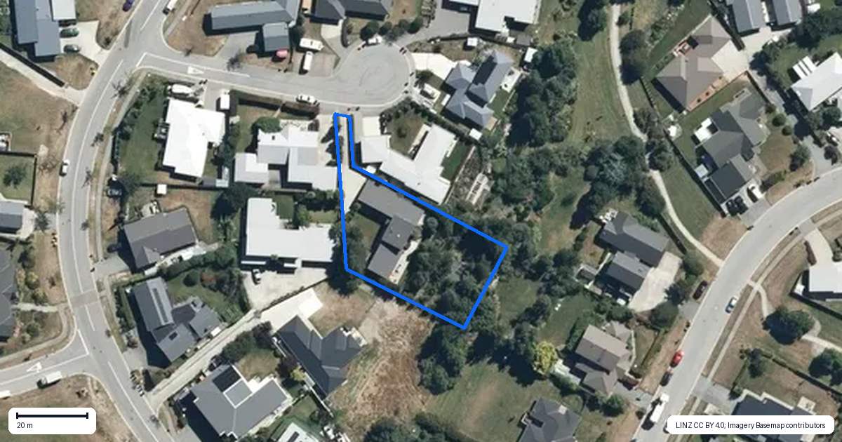Property context map for 6 McIvor Lane, Lake Hayes, Queenstown