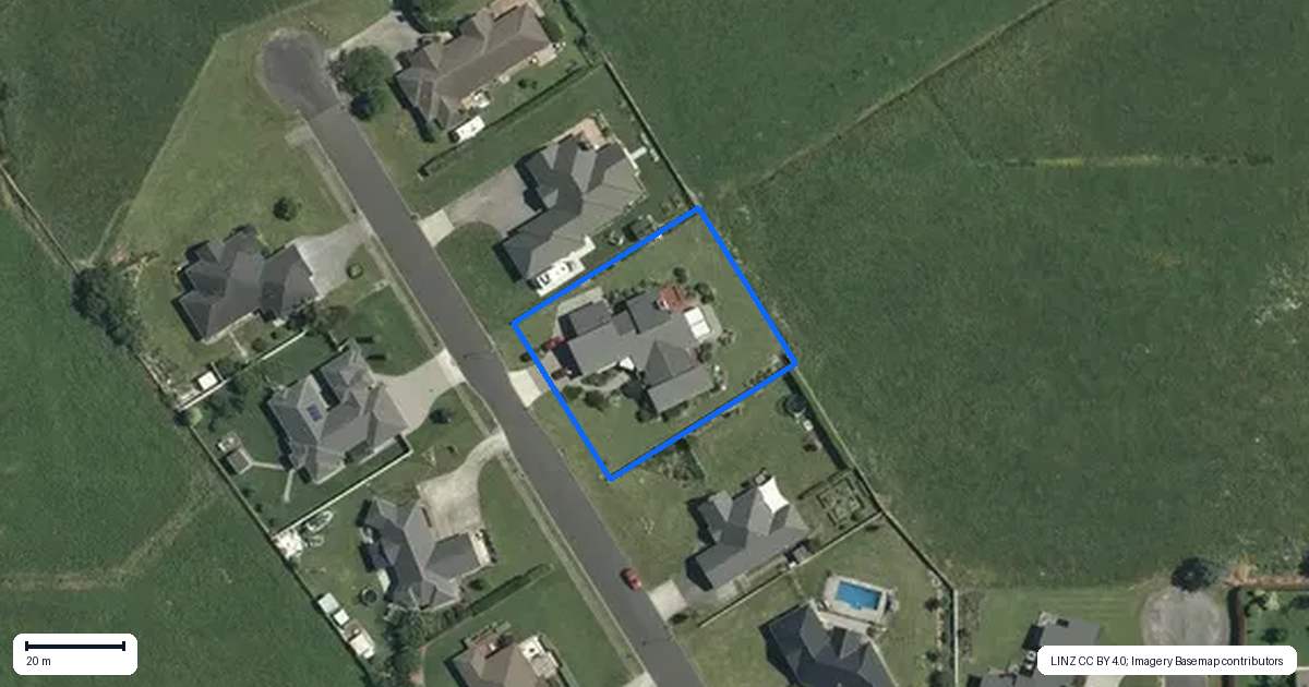 Property context map for 12 Ridgeview Drive, Te Aroha