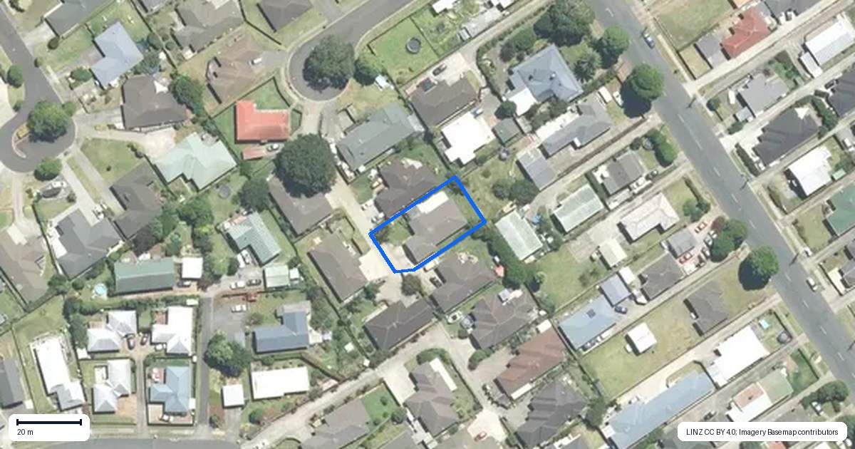 Property context map for 9 Wairua Place, Pukekohe