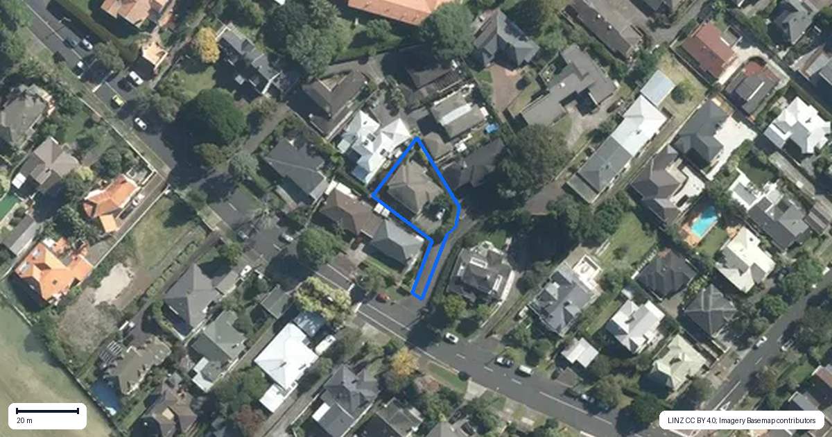 Property context map for 103F Wheturangi Road, Greenlane, Auckland