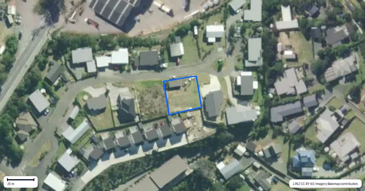Property context map for 16 Nautical Heights, Mangawhai Heads, Mangawhai