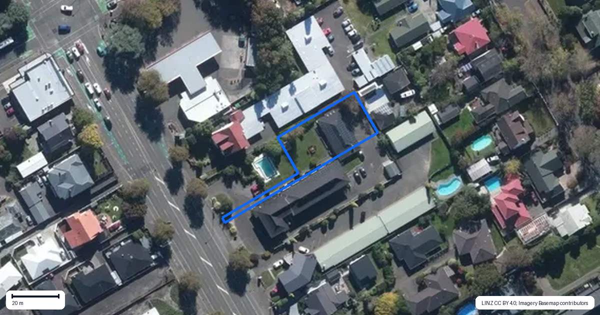 Property context map for 167 Fitzherbert Avenue, West End, Palmerston North