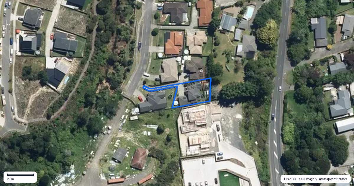 Property context map for 24 Burtons Drive, Swanson, Auckland