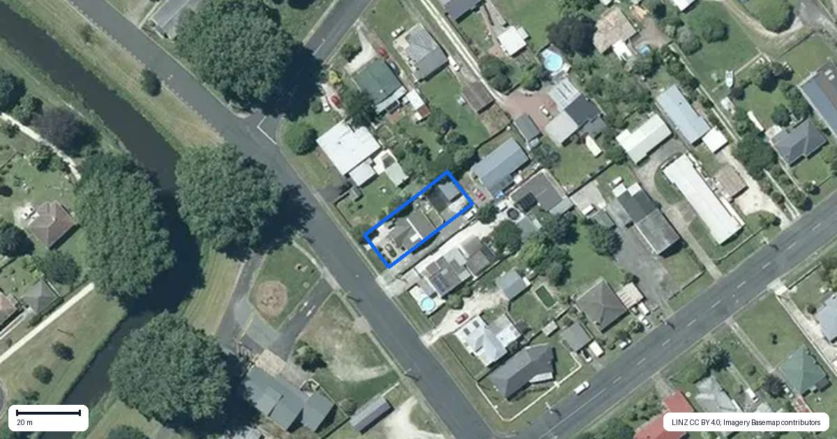 Property context map for 3 Jennings Street, Te Kuiti