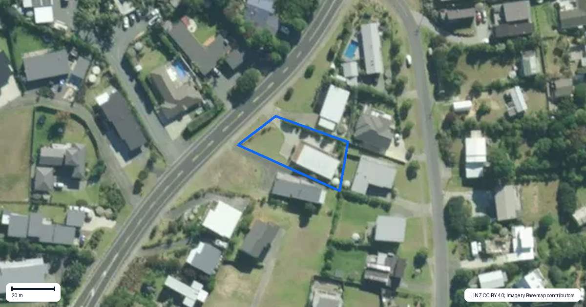 Property context map for 55 Moir Point Road, Mangawhai Heads, Mangawhai