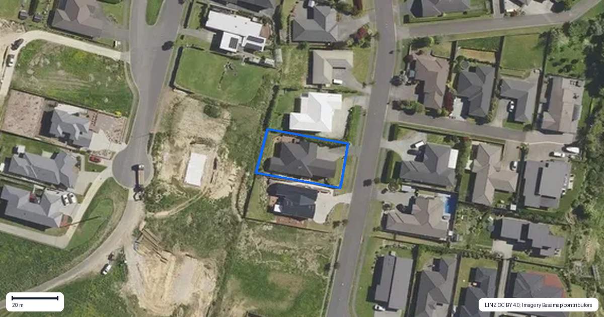 Property context map for 11 Baxendale Drive, Matipo Heights, Rotorua