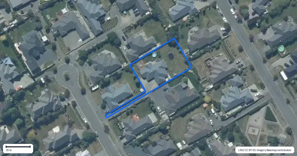 Property context map for 14B Cameron Crescent, Rolleston
