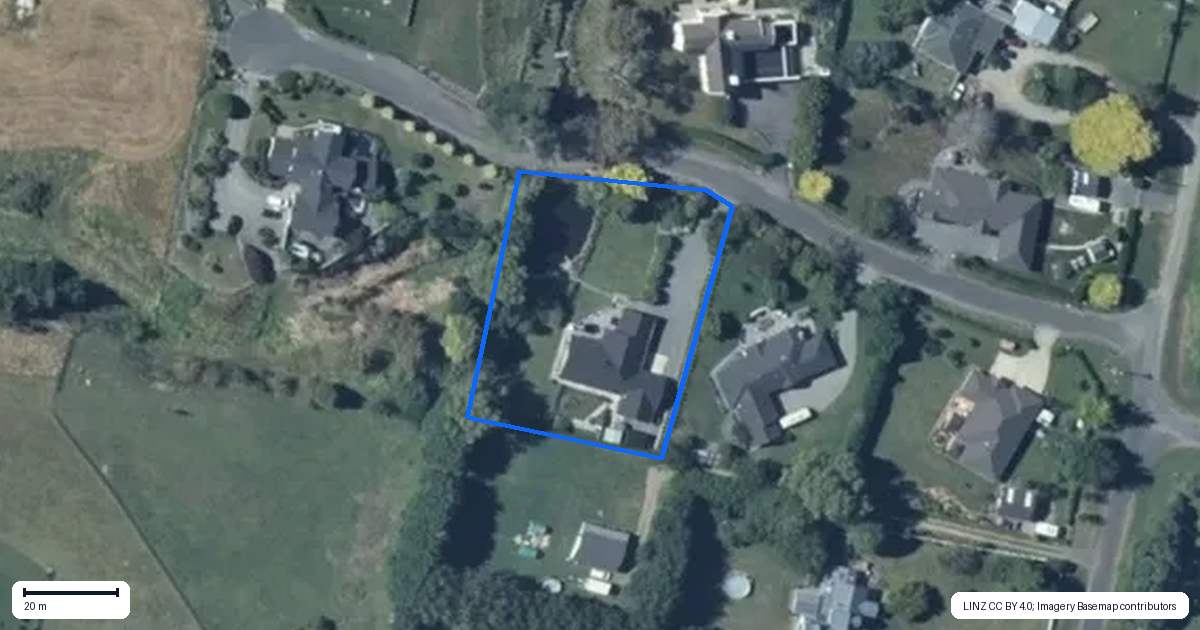 Property context map for 9 Tunbridge Wells, Ohau