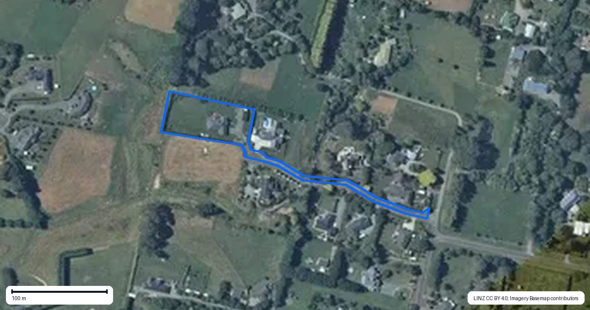 Property context map for 22 Tunbridge Wells, Ohau