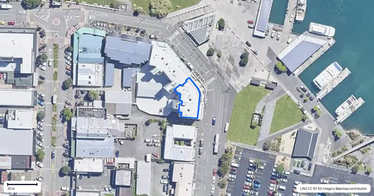 Property context map for 202/6 London Quay, Picton