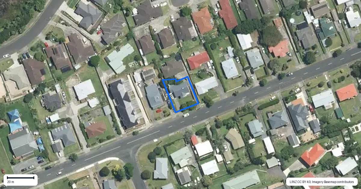 Property context map for 48 Old Wairoa Road, Papakura