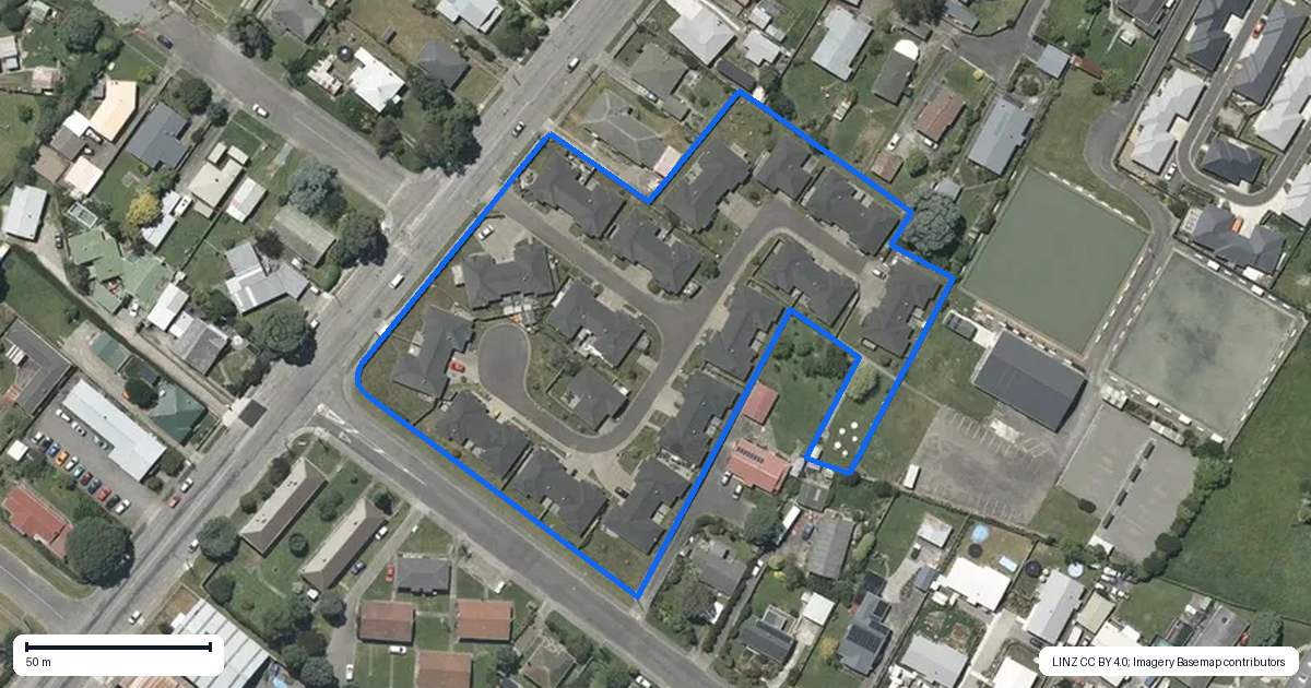 Property context map for 29 Ian Peter Way, Otaki