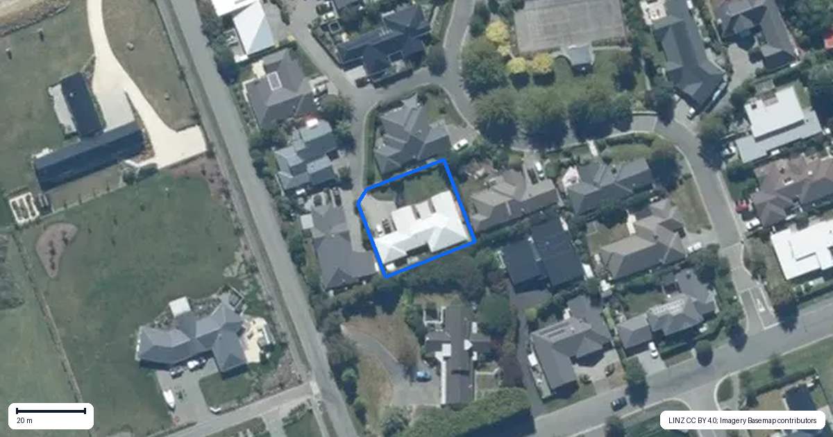 Property context map for 10F Riverside Lane, Tai Tapu