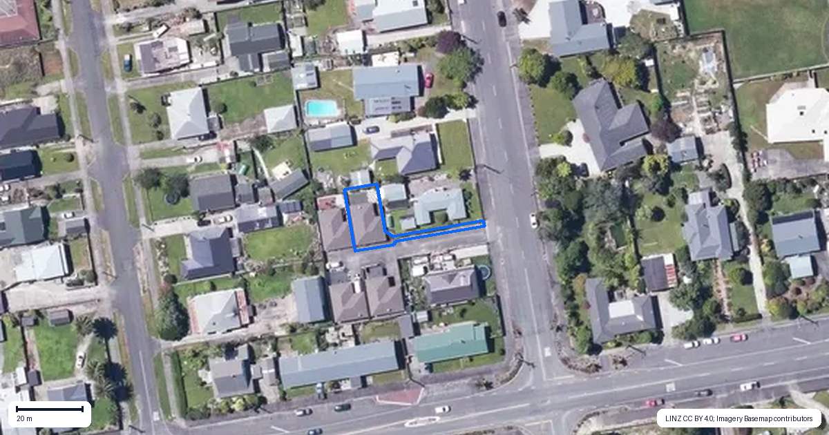 Property context map for 1/98 Derby Street, Westport